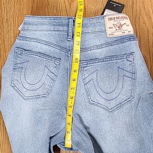 NEW TRUE RELIGION BOBBI BAGGY 29x31 WIDE LEG WOMENS GIRLS LIGHT WASH DENIM JEANS